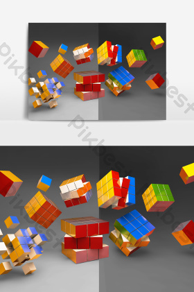 魔方 六色构成的空间诗意与智慧迷宫